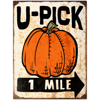 U-Pick Pumpkins Farm Stand Wall Decal