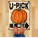U-Pick Pumpkins Farm Stand Floor Graphic