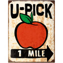 U-Pick Apples Farm Stand Wall Decal