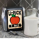 U-Pick Apples Farm Stand Vinyl Sticker