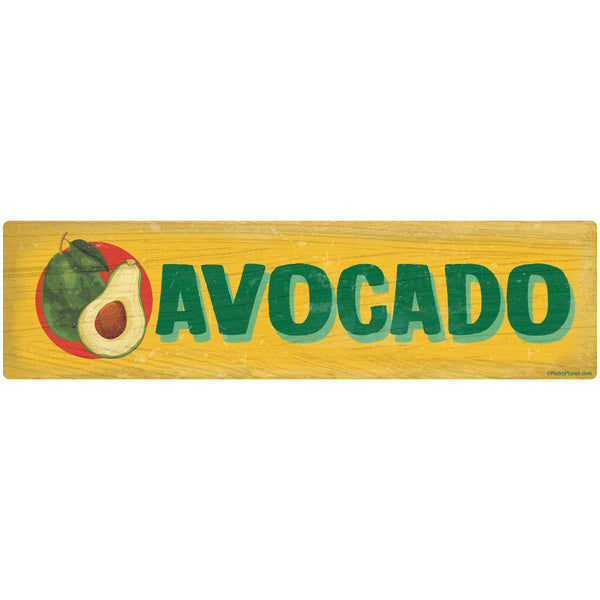 Avocado Farm Stand Vegetable Wall Decal