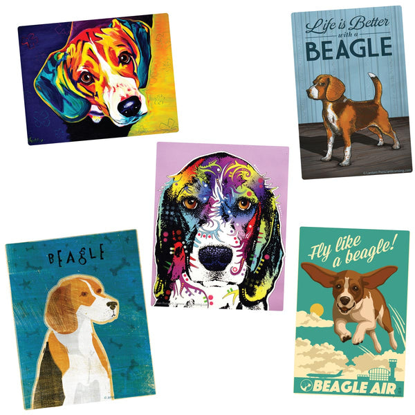 Beagles Dog Lover Vinyl Sticker Set