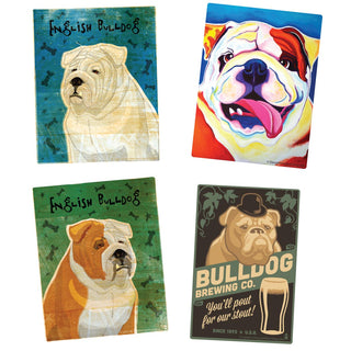 Bulldogs Dog Lover Vinyl Sticker Set