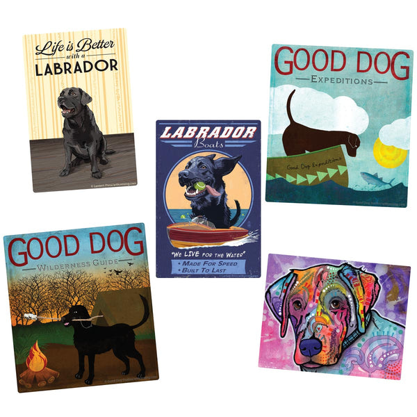 Labrador Retrievers Dog Lover Vinyl Sticker Set