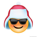 Emoji Trapper Sunglasses Face Wall Decal