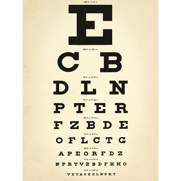 Eye Chart Doctors Office Floor Graphic