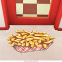 French Fries Diner Food Cutout Floor Graphic