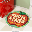 Farm Stand Fresh Produce Apple Floor Graphic