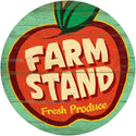 Farm Stand Fresh Produce Apple Floor Graphic