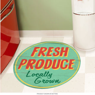 Fresh Produce Locally Grown Farm Floor Graphic