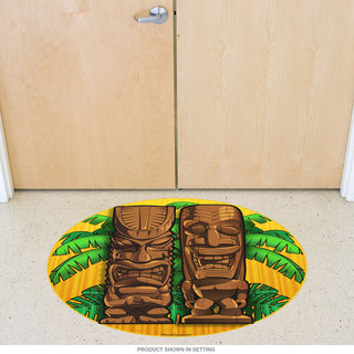 Tiki Gods Tropical Hawaiian Floor Graphic