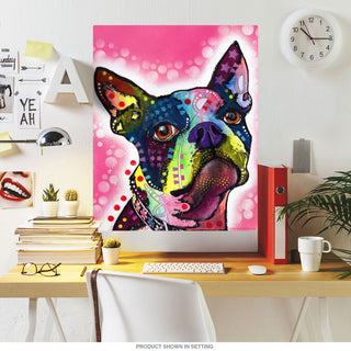 Boston Terrier Ears Dean Russo Dog Wall Decal