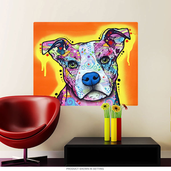 Serious Pit Bull Dean Russo Dog Wall Decal