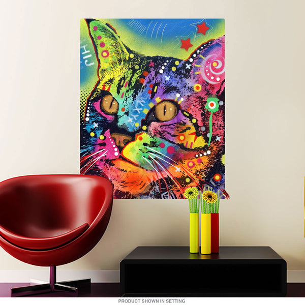 Alpha Cat Whiskers Dean Russo Wall Decal