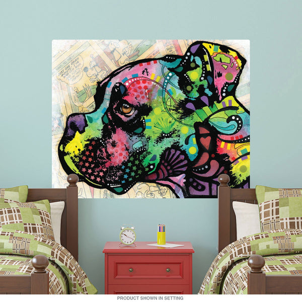 Boxer Dog Profile Dean Russo Dog Wall Decal