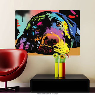 Lying Labrador Dean Russo Dog Wall Decal