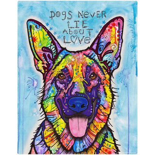 Dogs Never Lie German Shepherd Dean Russo Dog Wall Decal