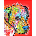 Dogs Speak Quote Pit Bull Dean Russo Dog Wall Decal