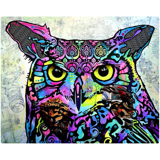 Wise Night Owl Eyes Dean Russo Wall Decal