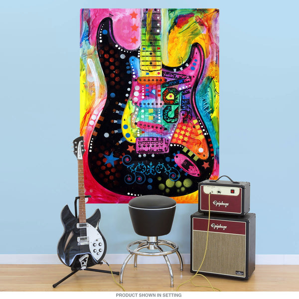 Stratocaster Guitar Dean Russo Wall Decal