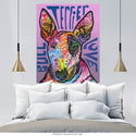 Bull Terrier Luv Dean Russo Dog Wall Decal