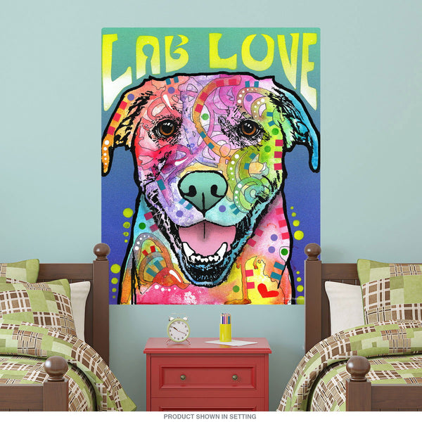 Labrador Love Dog Dean Russo Wall Decal