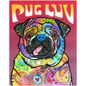 Pug Luv Silly Dog Dean Russo Wall Decal