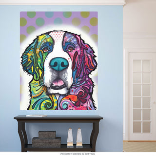 Saint Bernard Dog Dean Russo Wall Decal