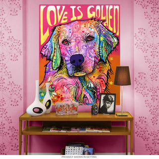 Love Is Golden Dog Dean Russo Wall Decal