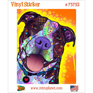 Daisy Pit Bull Dog Dean Russo Vinyl Sticker