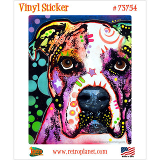 American Bulldog Dean Russo Vinyl Sticker