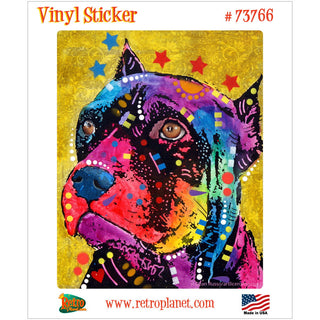 Bri The Pit Bull Dean Russo Dog Vinyl Sticker