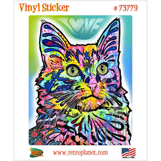 Angora The Cat Dean Russo Vinyl Sticker