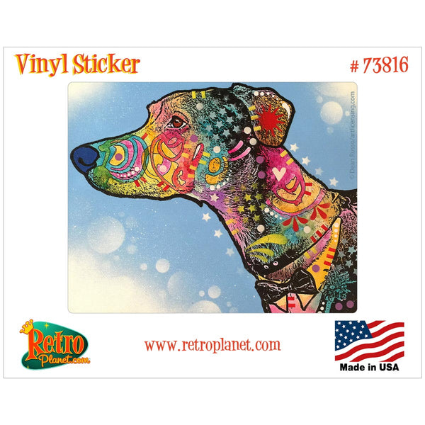 Enzo The Dog Dean Russo Vinyl Sticker