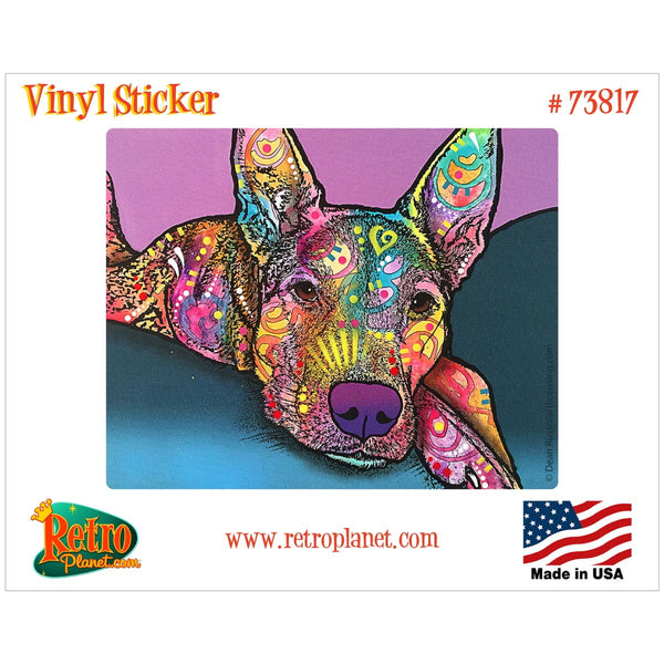 Lady The Dog Dean Russo Vinyl Sticker