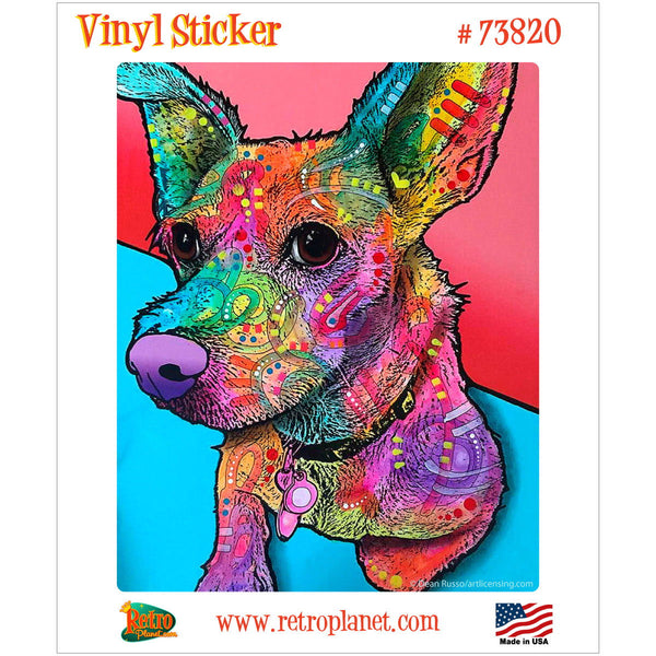 Jack The Puppy Dog Dean Russo Vinyl Sticker