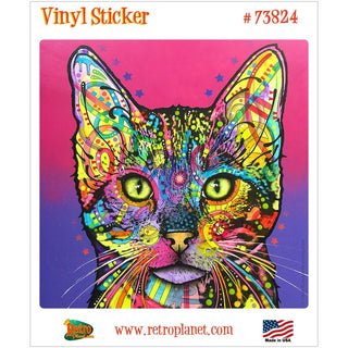 Shiva The Cat Dean Russo Vinyl Sticker
