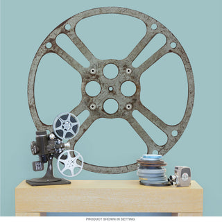 Cross Movie Film Reel Cut Out Wall Decal