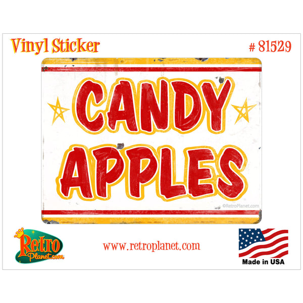 Candy Apples Carnival Vinyl Sticker