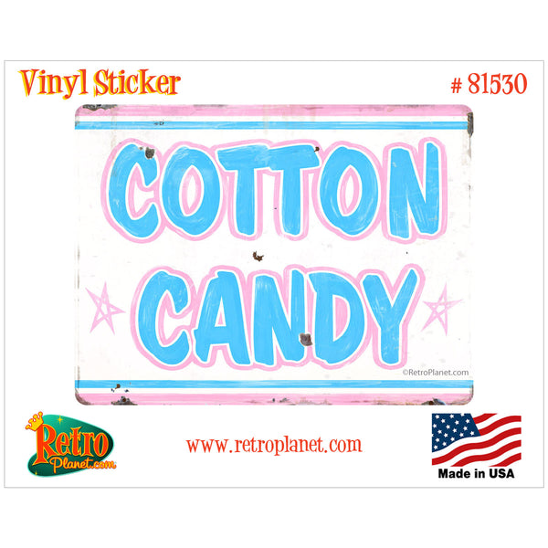 Cotton Candy Carnival Vinyl Sticker