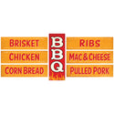 BBQ and Sides Vertical Wall Decal Set