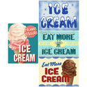 Eat More Ice Cream Wall Decal Set