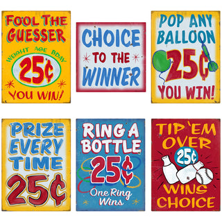 Carnival Midway Games Of Chance Wall Decal Set
