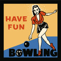 Bowling Have Fun IKEA LACK Table Graphic