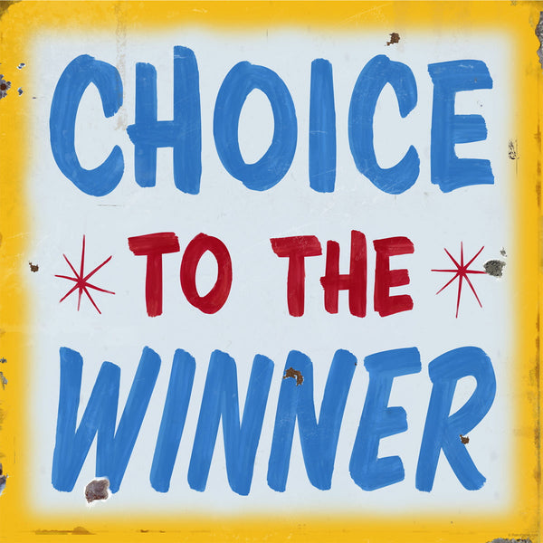 Choice to Winner Yellow IKEA LACK Table Graphic