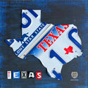 Texas State License Plate IKEA LACK Table Graphic