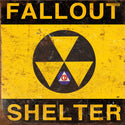 Fallout Shelter Distressed IKEA LACK Table Graphic