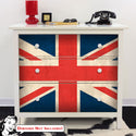 UK Flag Union Jack IKEA HEMNES Dresser Graphic