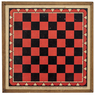 Checkers Game Board Floor Graphic