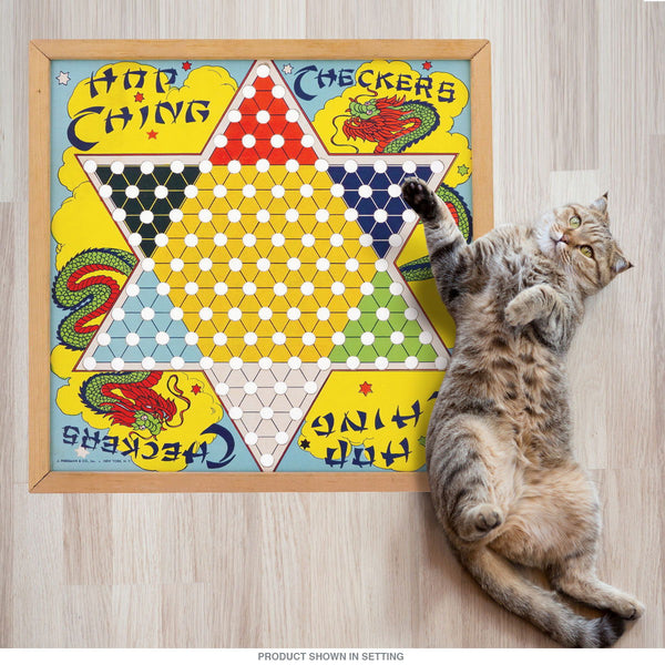Hop Ching Chinese Checkers Game Board Floor Graphic